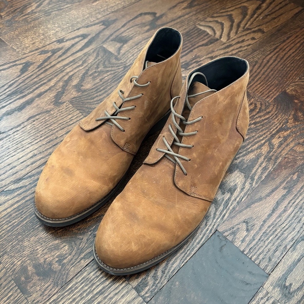 Nisolo Brown Leather Dress Boots, Men’s Size 11.5